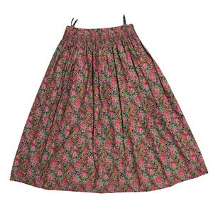 Alpen Trachten Vintage German Floral 100% Cotton Dirndl Skirt Size EU 38/US 2